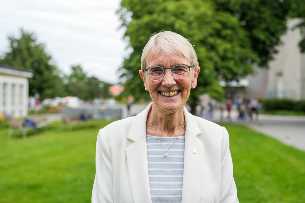 Rektor Anne Borg ved NTNU. Foto: Joakim Halvorsen / NTB