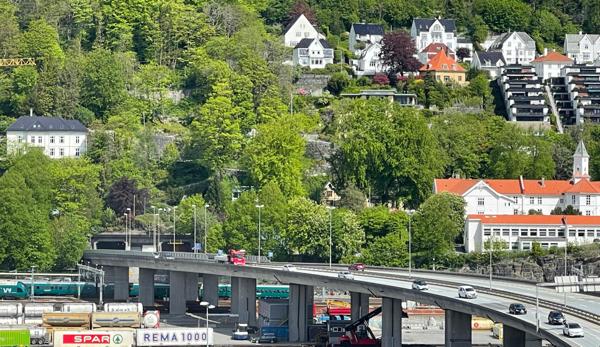 Statens vegvesen har bestemt seg for hvordan de vil oppgradere E39 Fløyfjelltunnelen i Bergen. Foto: Ingrid Feet Bjørgo/Statens vegvesen