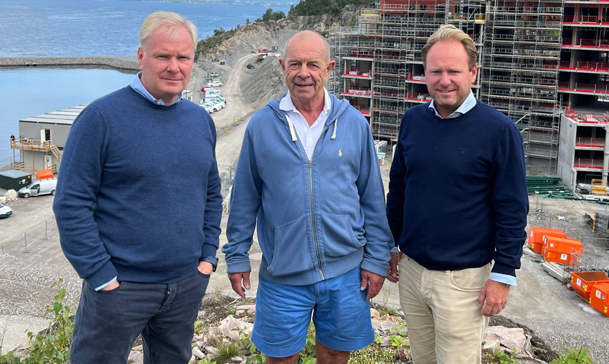 Paal Gundersen (f.v.) Pål Georg Gundersen og Reinert Hersleth. Foto: Spro Havn