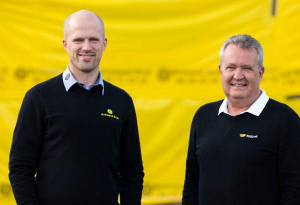 Arnt-Helge Sandvik (t.v.) og Bjørn Sømme. Foto: Birkeland Bruk