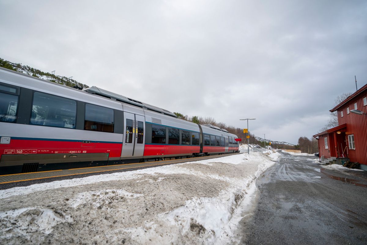 Jernbanedirektoratet fraråder å bygge jernbane fra Fauske og nordover til Tromsø. Foto: Per-Inge Johnsen / NTB