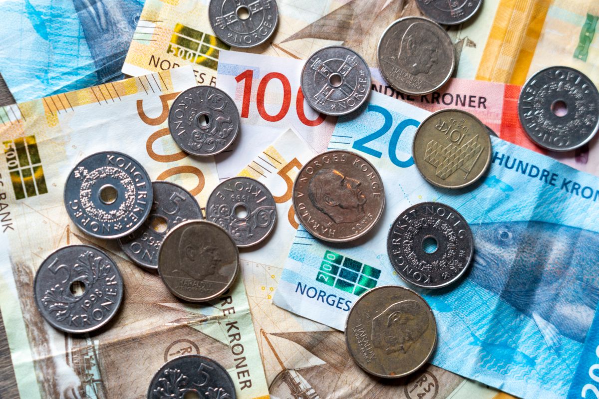 Kronen er på sitt svakeste siden før rentehevingen i desember, målt mot valutaene til Norges viktigste handelspartnere. Foto: Gorm Kallestad / NTB