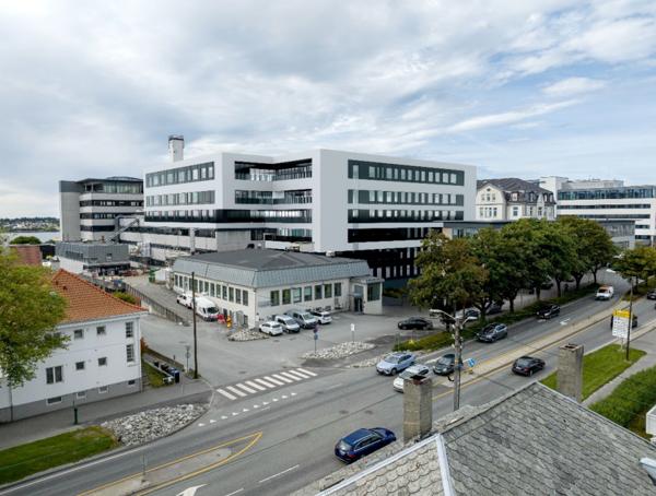 Haugesund sjukehus. Illustrasjon: Momentum Arkitekter