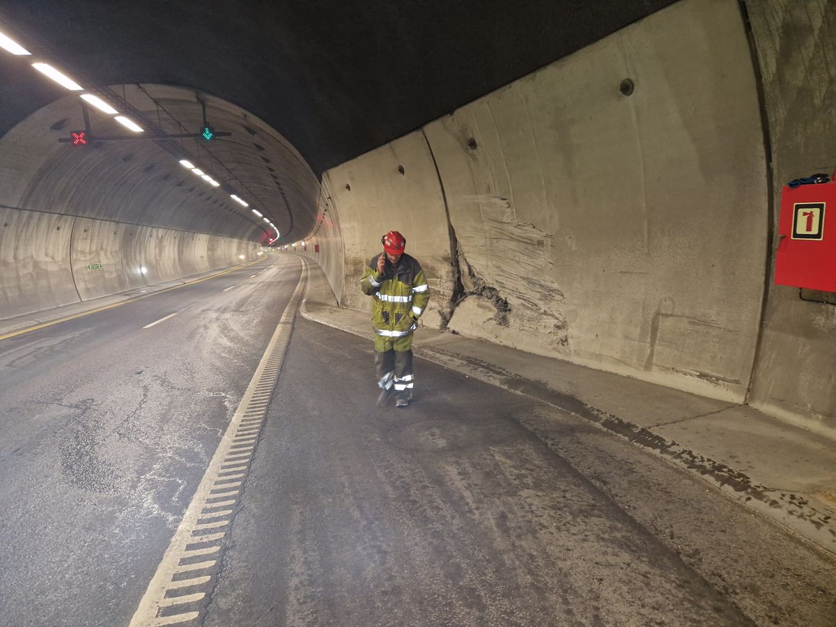 Det er to veggelementer som skal skiftes ut. Foto: Statens vegvesen