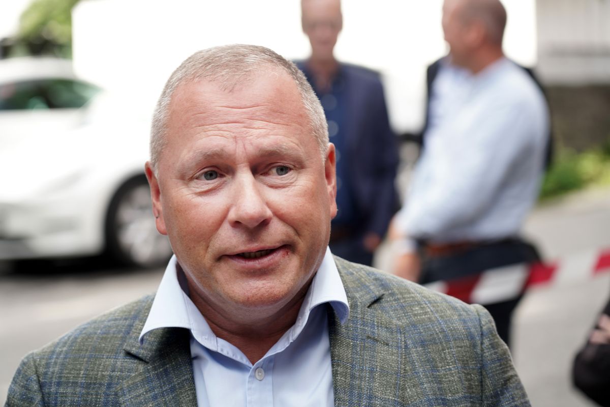 Oljefondets leder Nicolai Tangen kan si seg godt fornøyd med at oljefondets verdi nå har passert 16.000 milliarder. Foto: Ole Berg-Rusten / NTB