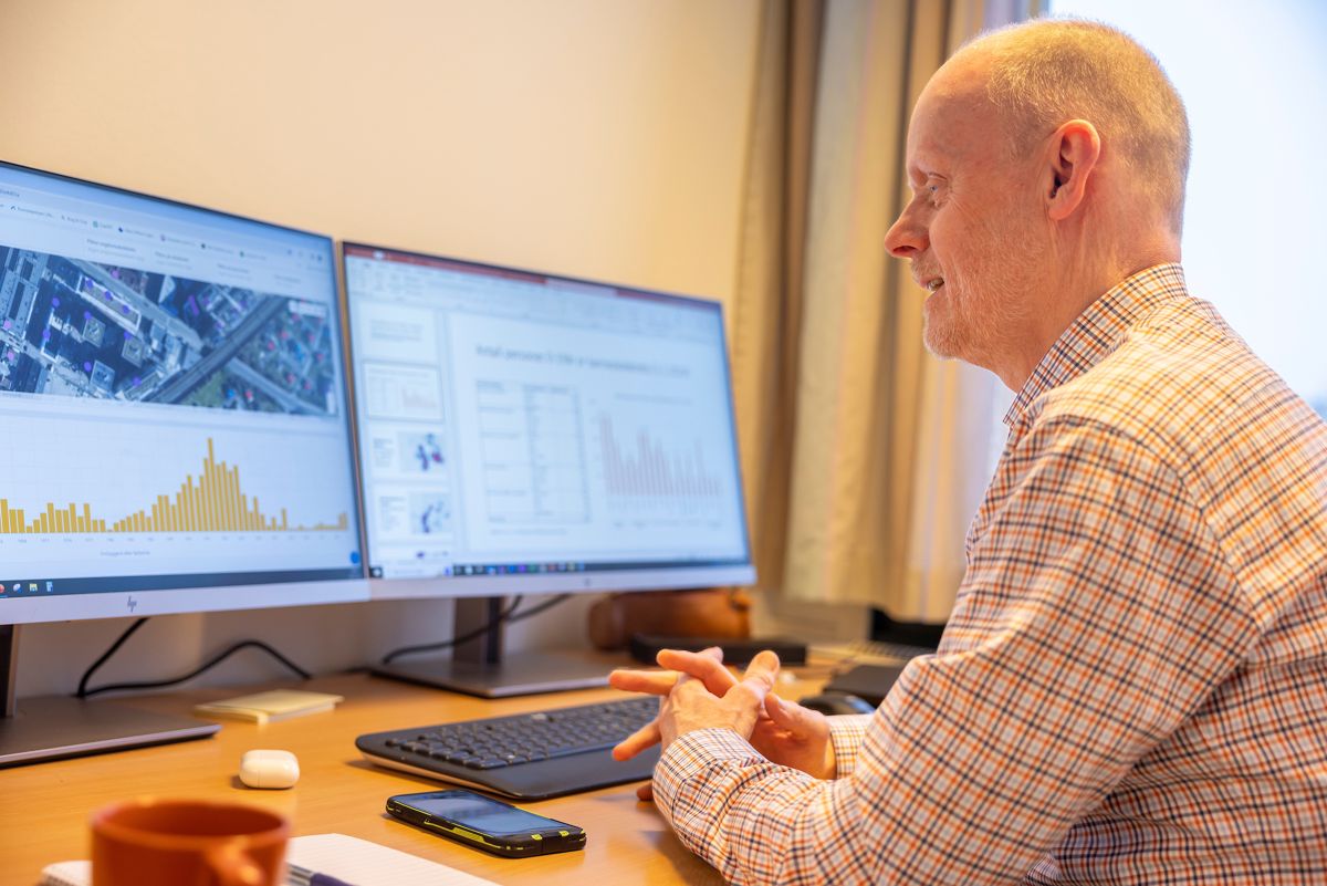 Alexander Mæland, rådgiver for strategi og analyse innen by- og stedsutvikling i Lillestrøm kommune.