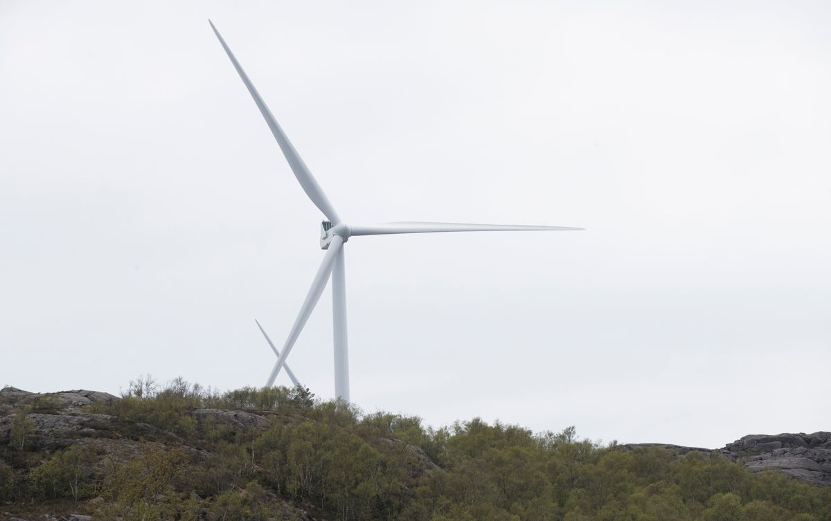 Utbygging av vindkraft på land skaper stort engasjement. 
Foto: Terje Pedersen / NTB scanpix