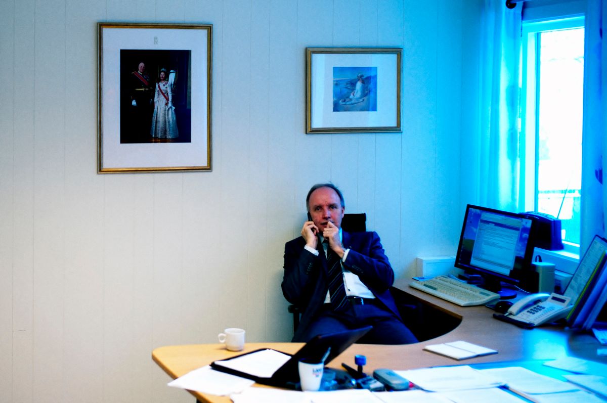 Flere i ordfører Sture Pedersens kontaktnett fikk telefon, da han var primus motor for et nytt forretningsprosjekt. Arkivfoto: Eivind H. Natvig.