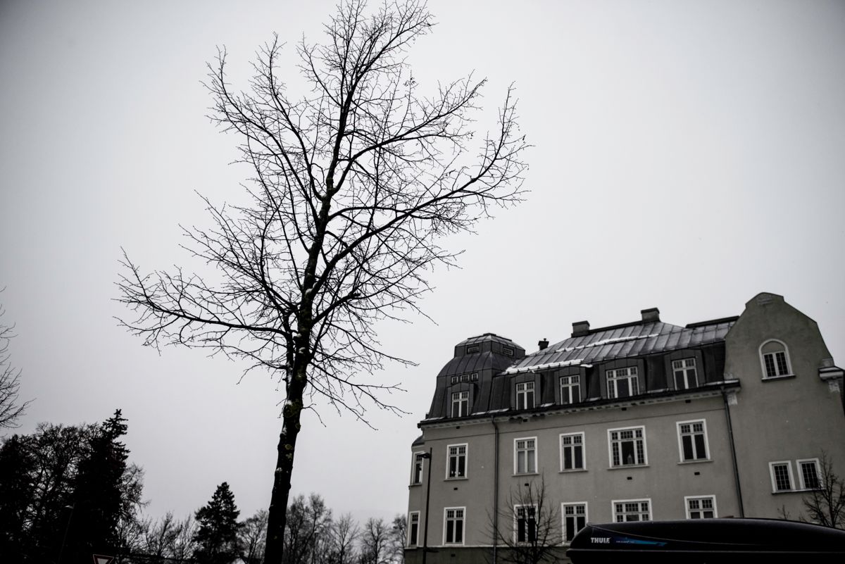 Denne bygningen på Strømsø i Drammen skal være blant byggesakene som politiet har etterforsket. Foto: Lisa Rypeng