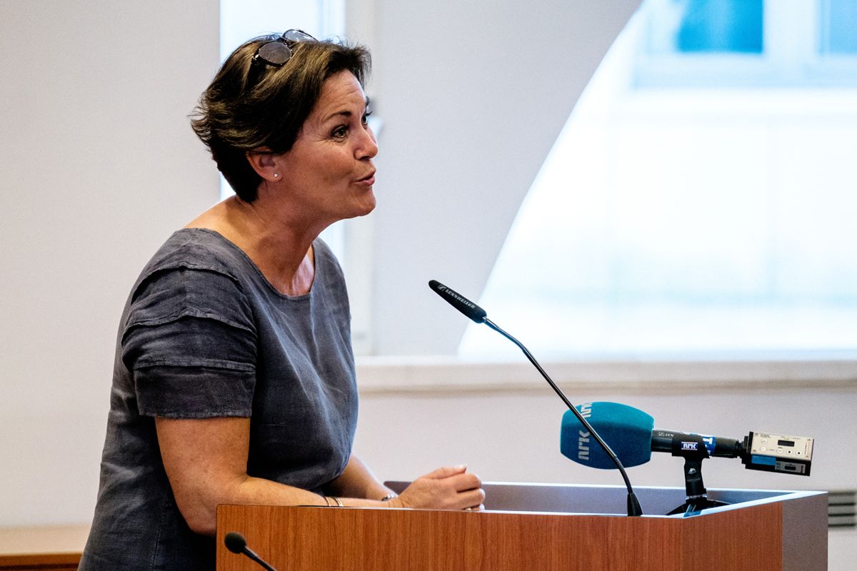 Statssekretær Birgitte Jordahl i Kunnskapsdepartementet vedgår at Elevundersøkelsen for 2015 kan være upålitelig. Foto: Ole Gunnar Onsøien / NTB scanpix