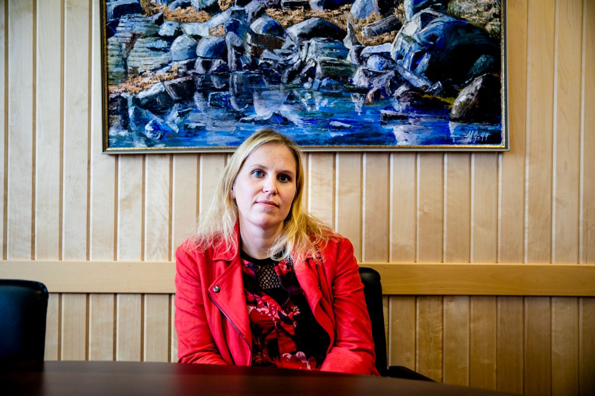 Ordfører Kamilla Thue (Ap) i Eidskog har mistet sine samarbeidspartier Høyre, Venstre og Frp. Foto: Magnus Knutsen Bjørke