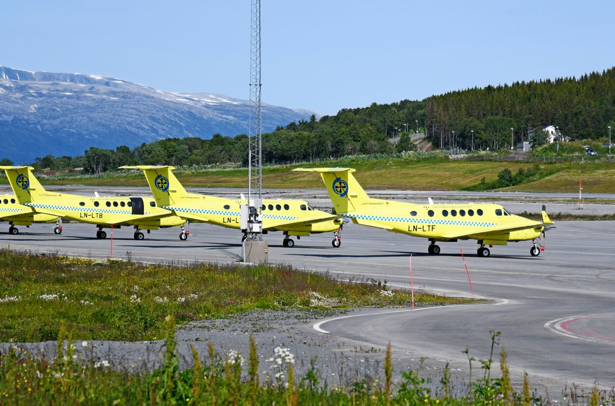 Fly fra Luftambulansetjenesten i Tromsø. Flyene opereres av Babcock Scandinavian AirAmbulance AS. Arkivfoto: Rune Stoltz Bertinussen / NTB scanpix