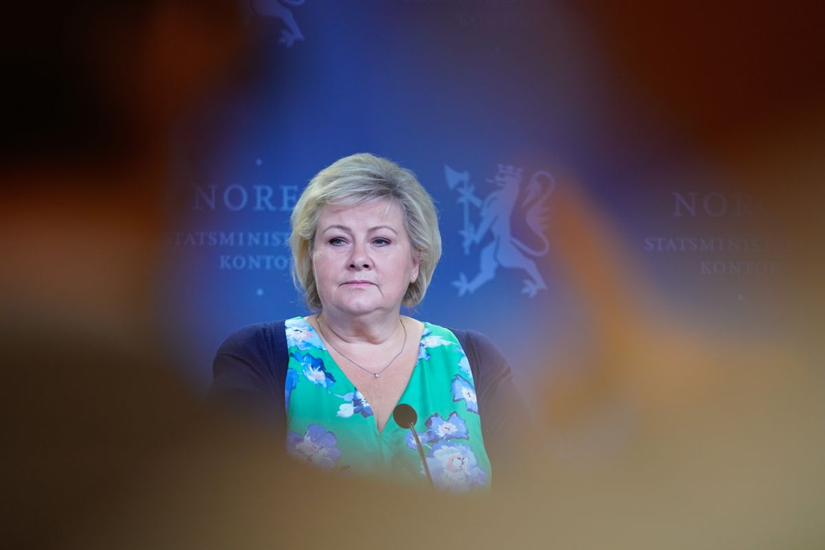 Statsminister Erna Solberg (H) tror Ap kan komme til å gi andre partier gjennomslag lokalt, som velgere kan komme til å si nei takk til når det er stortingsvalg i 2021. Foto: Heiko Junge / NTB scanpix