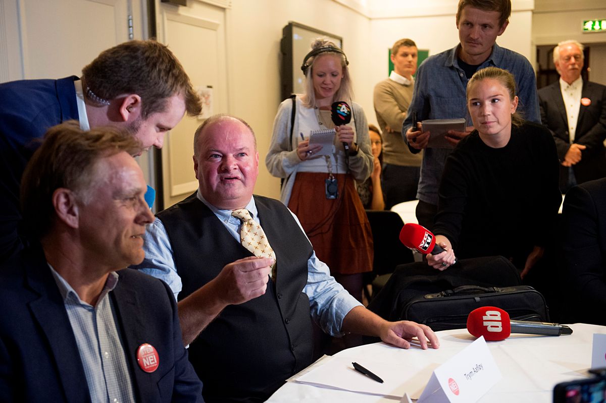Selv om Trym H. Aafløy og Folkeaksjonen nei til mer bompenger ble den store valgvinneren i Bergen, ligger det ikke an til at partiet fikk nok støtte til å sikre makten til høyresiden i byen. Foto: Marit Hommedal / NTB scanpix