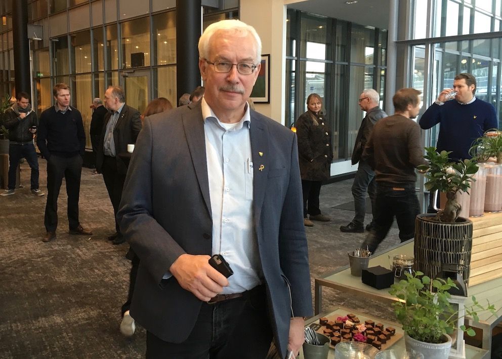 – Rådmannssstillingen kan ikke deles på to personer, sier ordfører Ole Gustav Narud i Åmot. Arkivfoto: Tone Holmquist