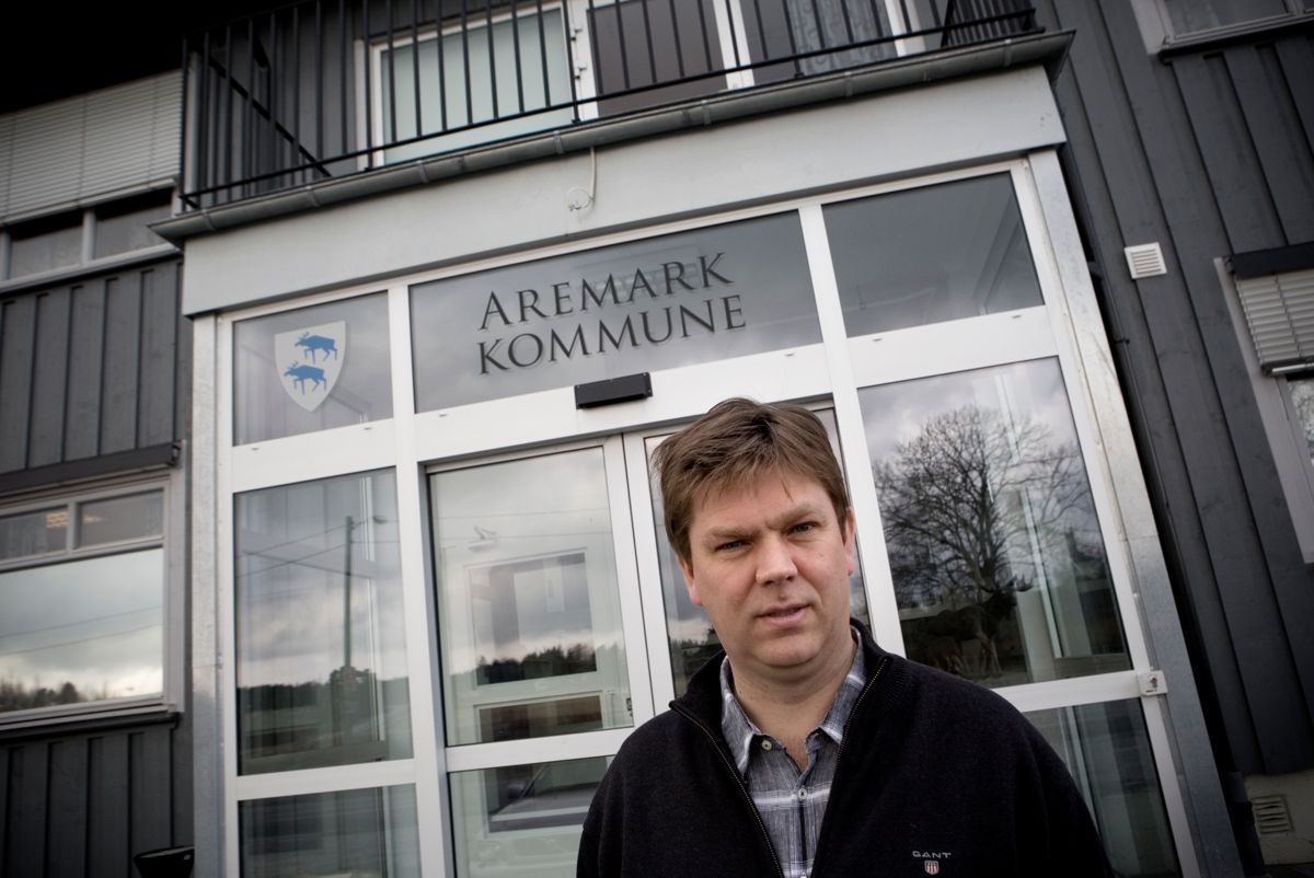 Aremark må ta en ny vindkraftrunde i kommunestyret. Ordfører Geir Aarbu (Sp) er inhabil i saken. Arkivfoto: Ivan Tostrup.