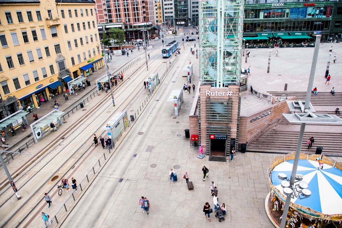 Satsing på trikk og buss er en viktig del av Oslopakke 3, som det fortsatt er stor oppslutning om i hovedstaden. Foto: Jon Olav Nesvold / NTB scanpix