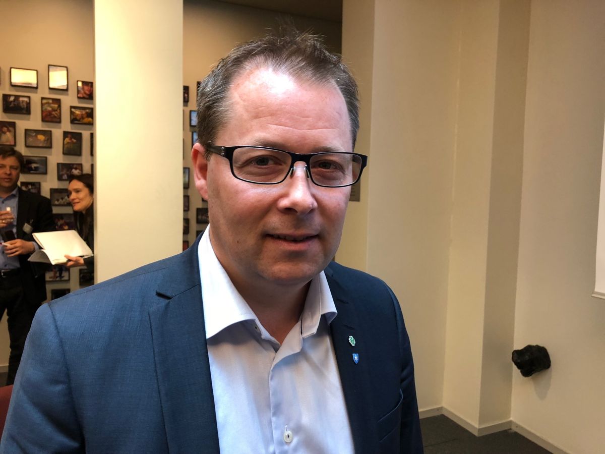 Bjørn Arild Gram (Sp) ligger an til å fortsette som ordfører i Steinkjer, den største kommunen hvor Sp har ordføreren. Foto: Terje Lien