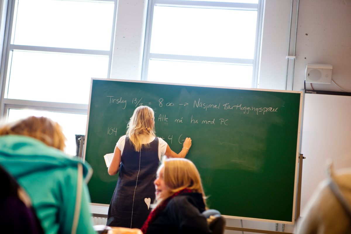 Byrådet i Oslo satser stort på flere lærere. Foto: Magnus K. Bjørke