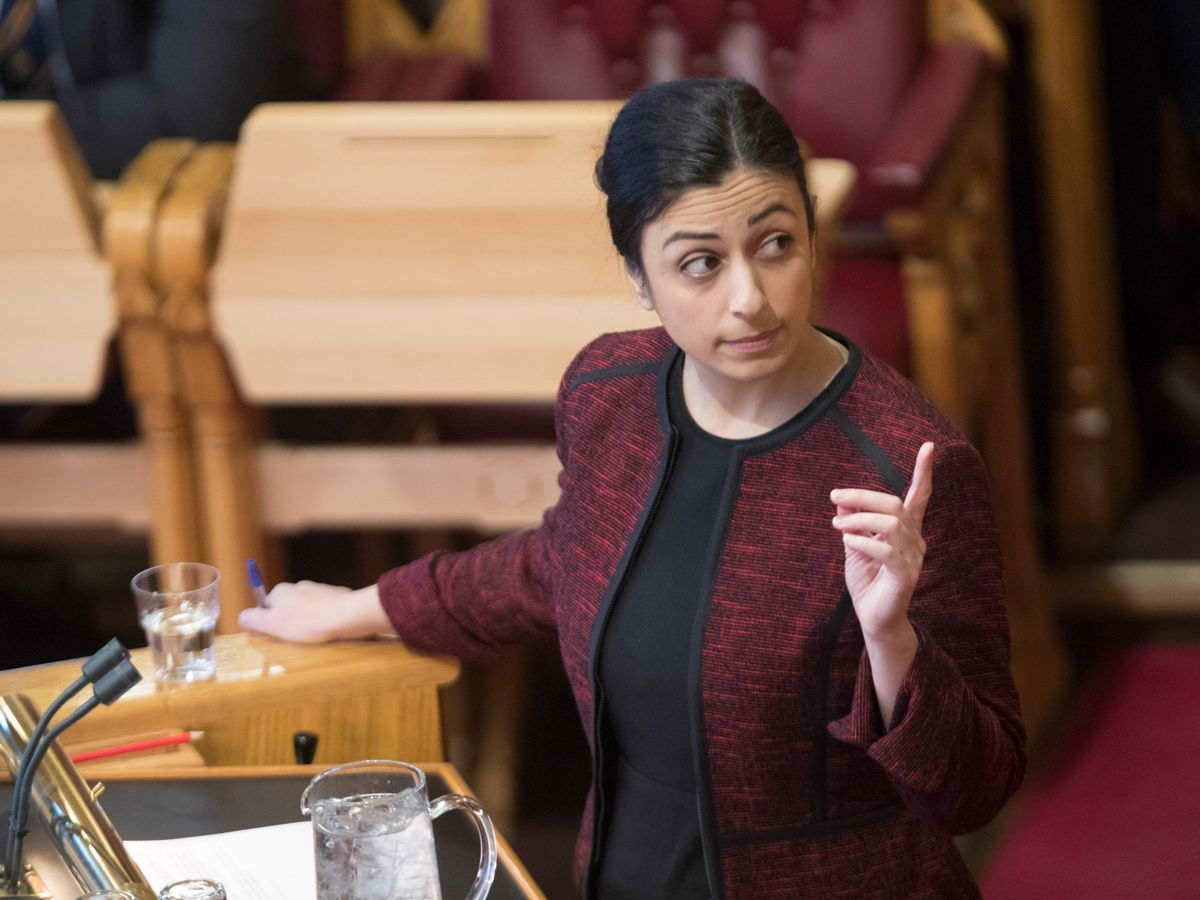 Arbeiderpartiets nestleder Hadia Tajik i Stortinget. Foto: Terje Bendiksby / NTB scanpix