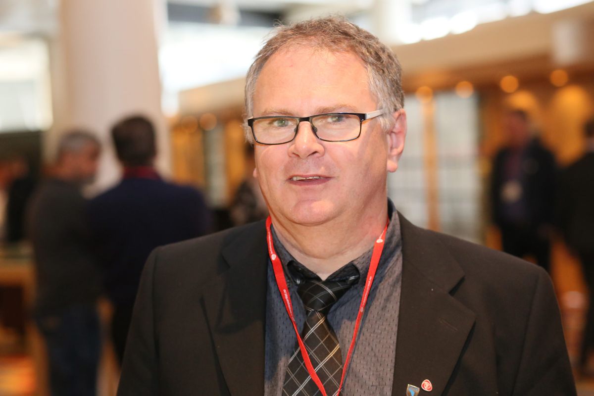 Bjørn Ivar Lamo (Ap), ordfører i Grane kommune. Bildet er tatt under Aps ordførerkonferanse.