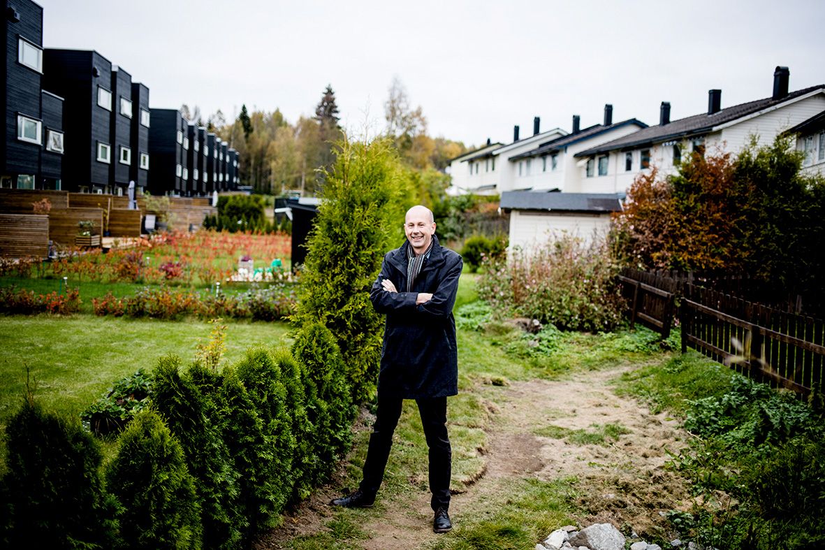 Jevn, kontrollert vekst er det ordfører Ola Nordal (Ap) i Ås ønsker seg. Da må han ta noen grep for å dempe veksten. Foto: Magnus Knutsen Bjørke