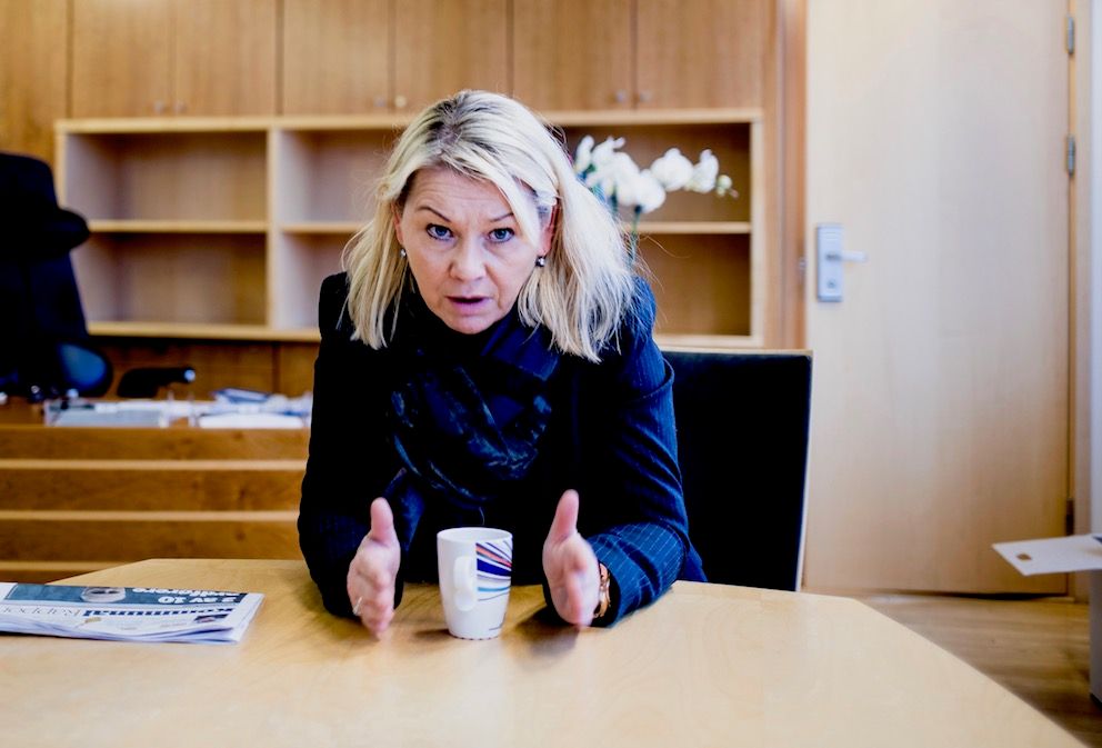 Kommunal- og moderniseringsminister Monica Mæland (H). Foto: Magnus Knutsen Bjørke