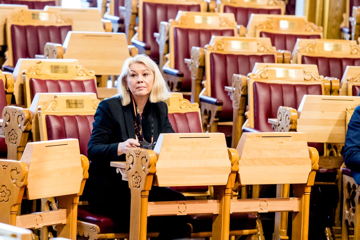 Kommunalminister Monica Mæland (H) sa i Stortinget i dag at hun vil følge opp regionreformen slik Stortinget ønsker. Arkivfoto: Magnus Knutsen Bjørke
