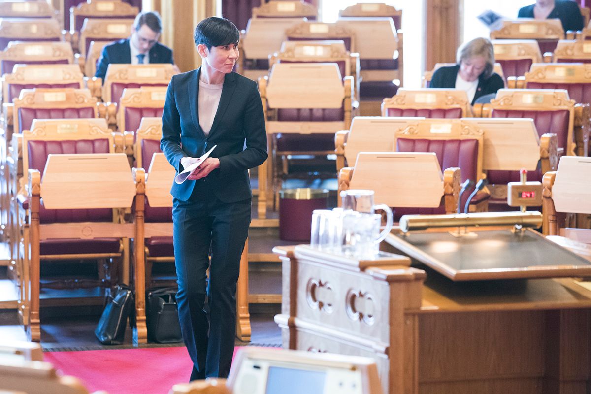 Utenriksminister Ine Eriksen Søreide (H). Foto: Håkon Mosvold Larsen / NTB scanpix