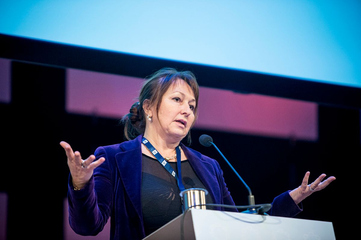 KS-leder Gunn Marit Helgesen har invitert til kommunalpolitisk toppmøte om digitalisering i dag. Arkivfoto