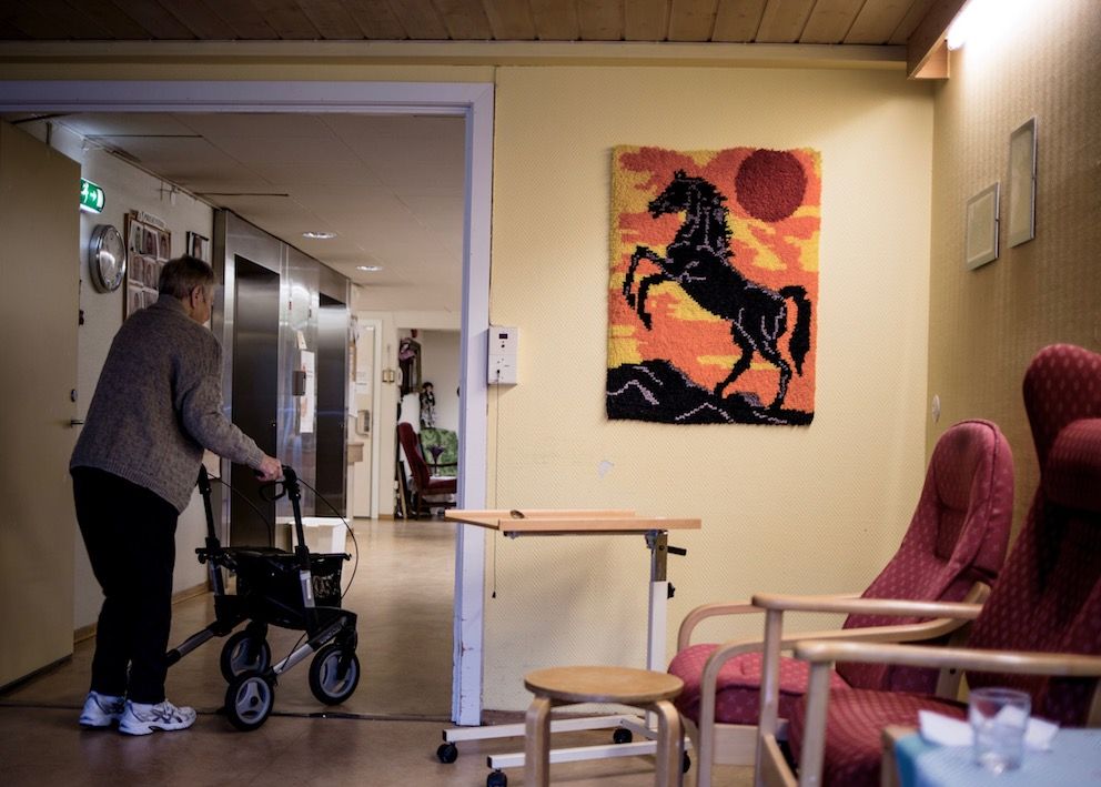 Antall sykehjemspasienter er nå 4,8 prosent lavere enn året før samhandlingsreformen. Illustrasjonsfoto: Magnus K. Bjørke