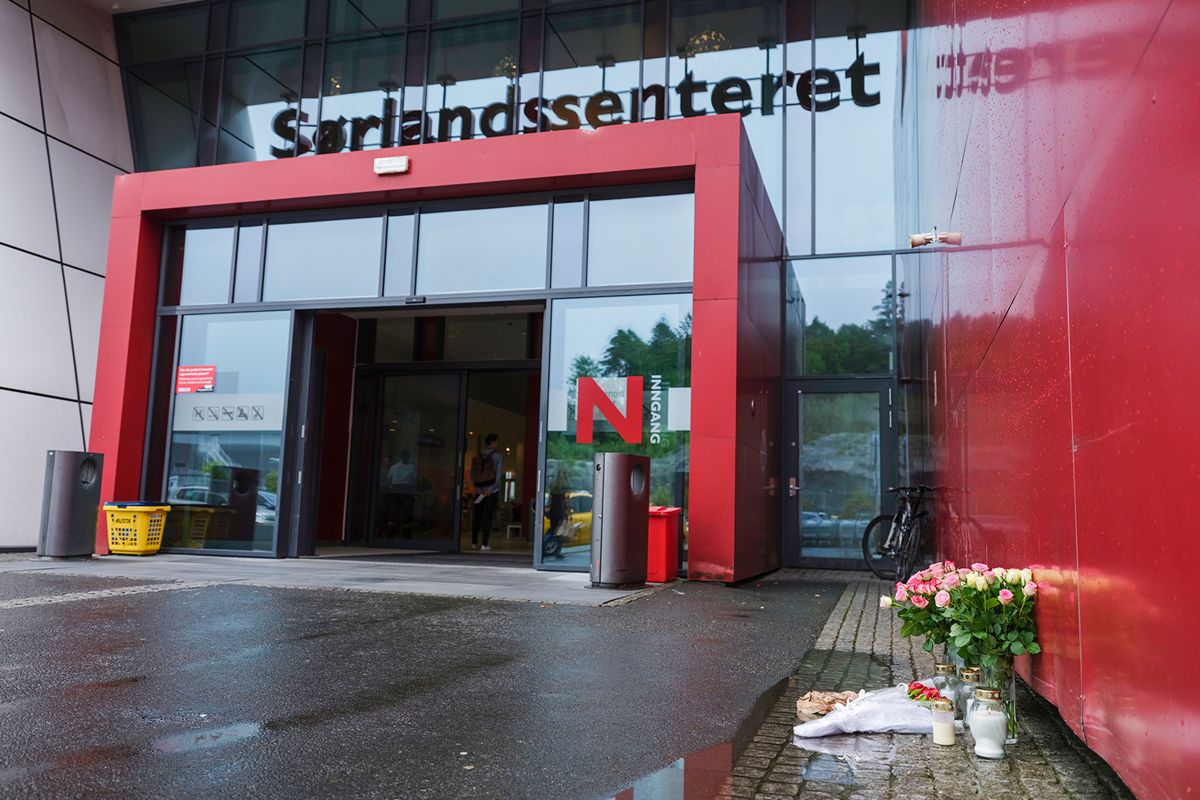 Drapet skjedde på Sørlandssenteret i Kristiansand 26. juli i fjor. Arkivfoto: Tor Erik Schrøder / NTB scanpix