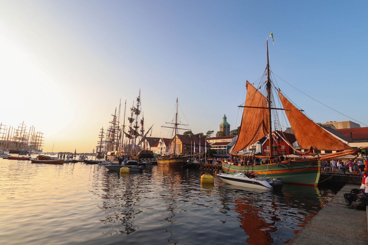 Strålende vær var også med på å gjøre Tall Ships Races i Stavanger til en suksess. Byen var vertskap for seilregattaen  i dagene fra 26.-29. juli i år. Foto: Anne Grethe Nilsen/Kystverket
