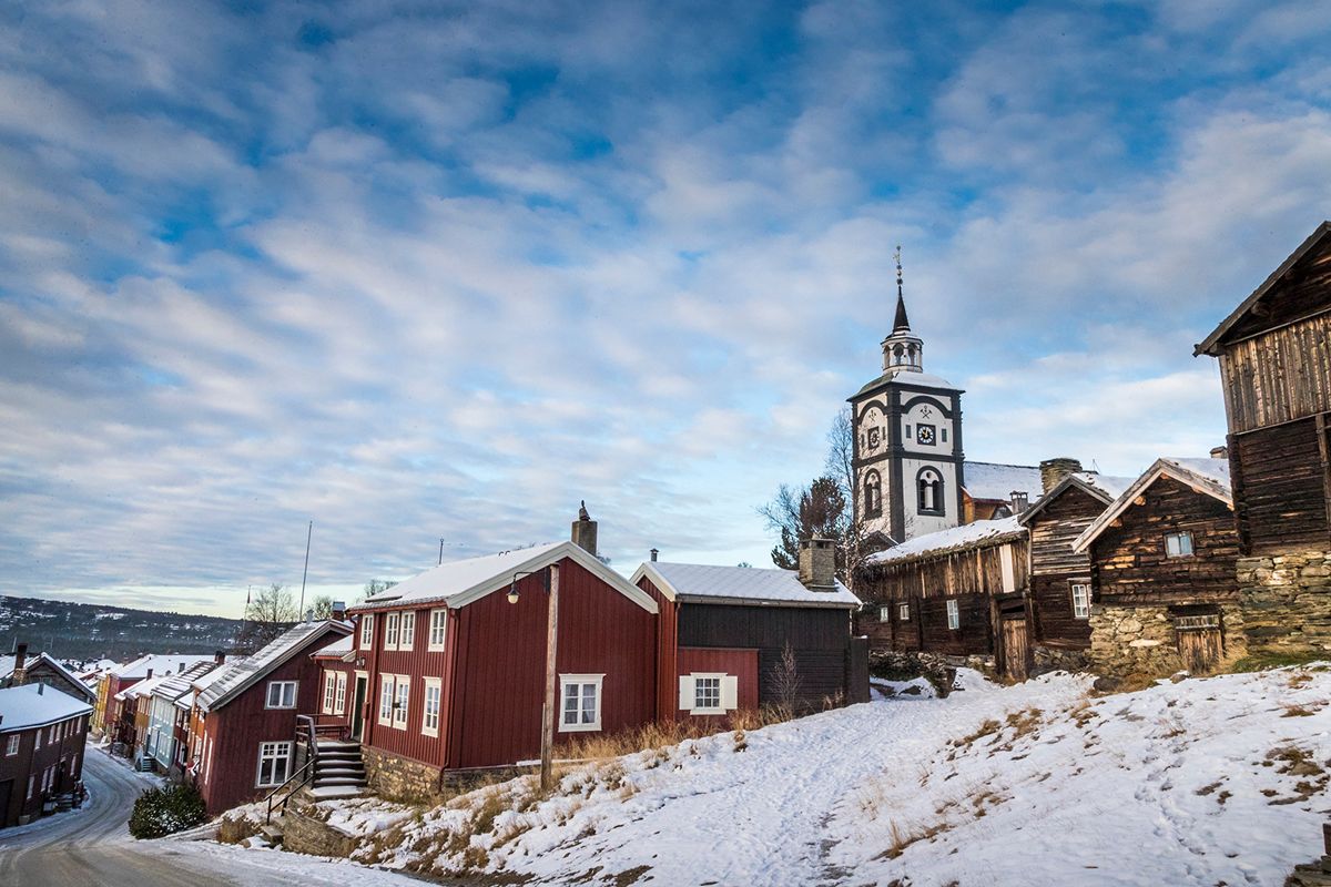 Røros troner for sjuende år på rad på topp som landets beste kulturkommune, ifølge Norsk kulturindeks 2018. Foto: Heiko Junge / NTB scanpix