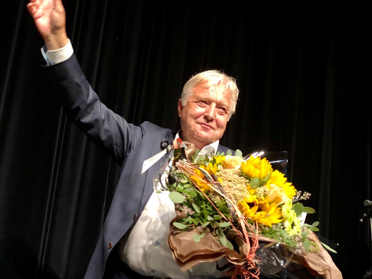 Nåværende Hobøl-ordfører Olav Breivik ble på nominasjonsmøtet 23. august nominert som Høyres ordførerkandidat i den nye kommunen Indre Østfold. Foto: Jan Inge Krossli
