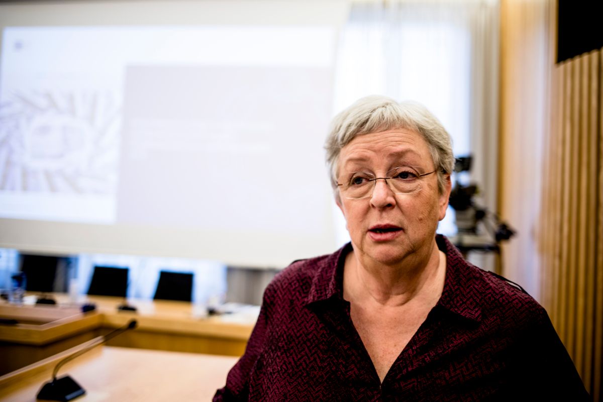 Kommunalpolitisk talsperson Torhild Bransdal opplyser at KrF går inn i budsjettforhandlingene for å rette opp kutt i kommunenes økonomi. Foto: Magnus Knutsen Bjørke