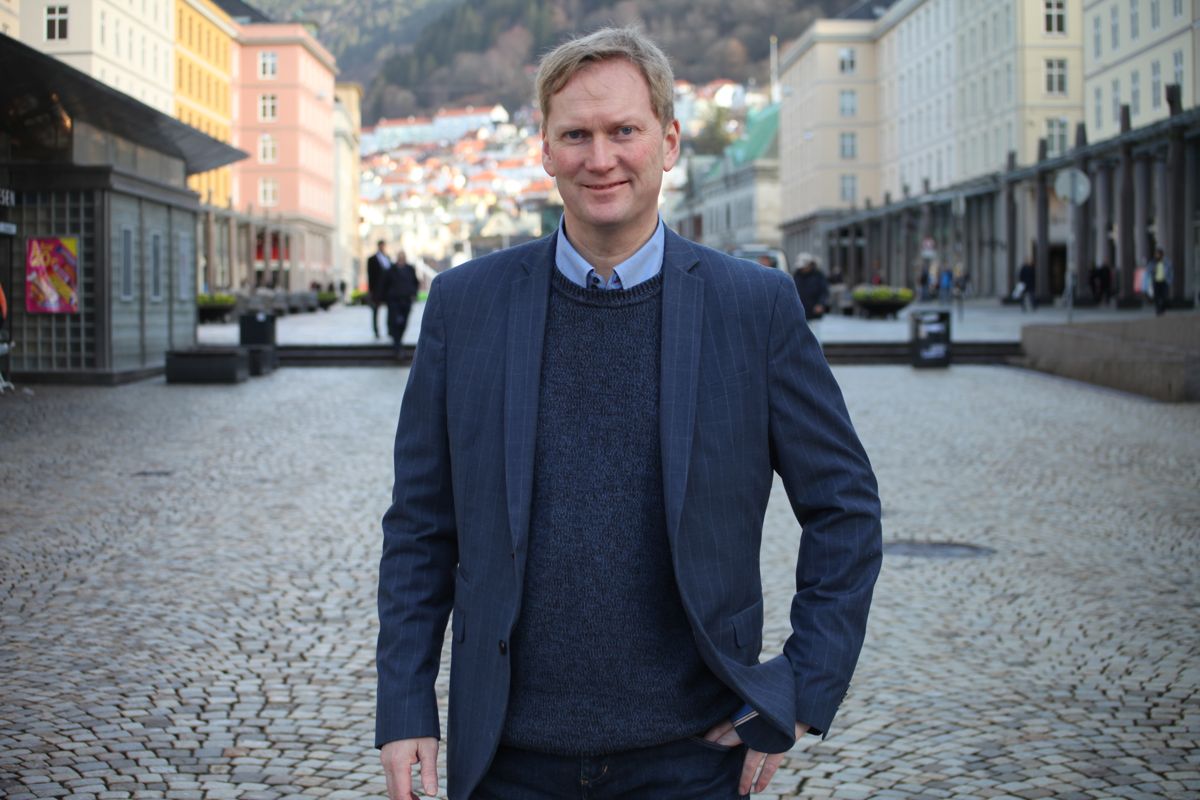 Byrådsleder Harald Schjelderup (Ap) i Bergen legger opp til å øke brutto driftsresultat de neste årene, for å kompensere for fallende utbytter, økte avdrag og etter hvert høyere renteutgifter. Arkivfoto