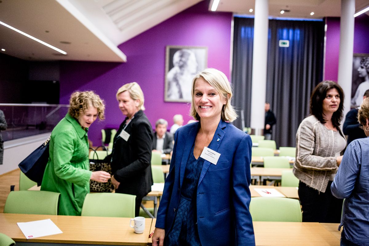 Nesodden-ordfører Nina Sandberg (Ap) tror ikke Nesodden blir en del av Oslo i denne omgang. Foto: Magnus Knutsen Bjørke