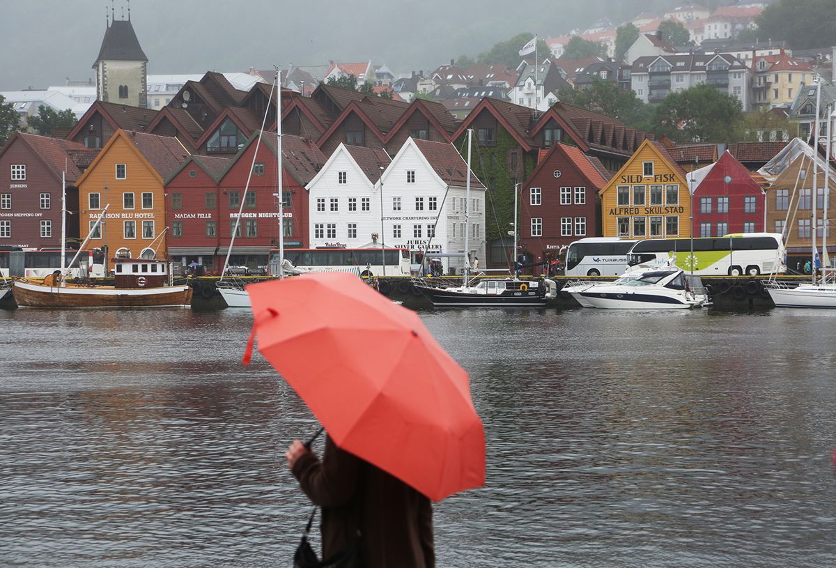 Bryggen i Bergen. Foto: Erik Johansen / NTB scanpix