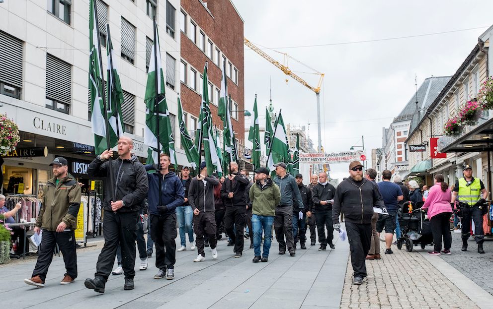 Kritikk mot politiets håndtering av nazidemonstrasjonen lørdag har fått Kristiansand-ordfører Harald Furre (H) til å reagere. Foto: Tor Erik Schrøder, NTB scanpix