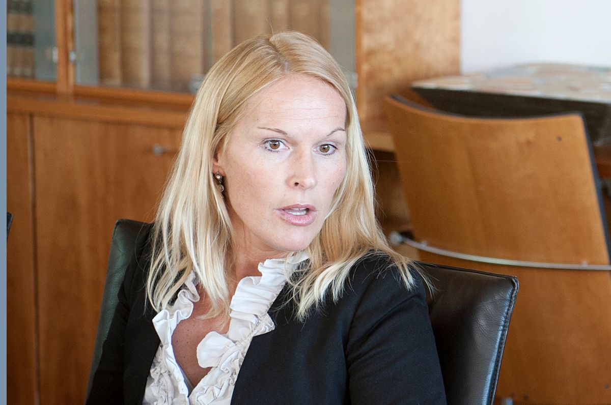 Skien-ordfører Hedda Foss Five får mistillitsforslag mot seg på kommende bystyremøte. Bildet er tatt ved en tidligere anledning. Foto: Terje Lien