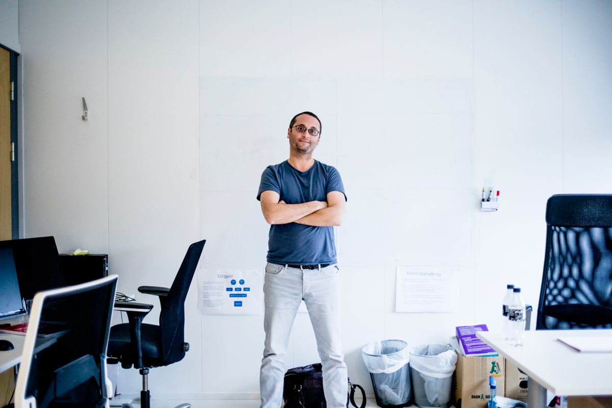 Ali Elmasoudi har tro på PC-lærere med kunstig intelligens.
Foto: Magnus Knutsen Bjørke