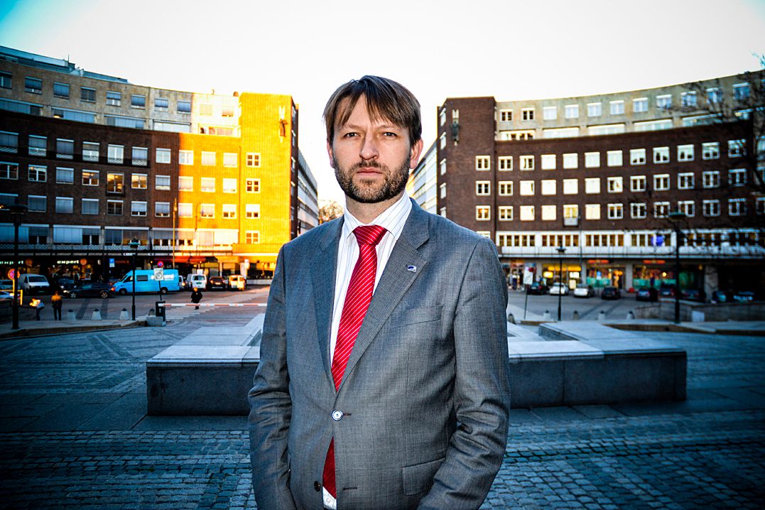 Høyres - ved gruppeleder Eirik Lae Solberg og Ap legger fram forslag i Oslo bystyre om å skjerme hovedstaden fra regionreformen. Arkivfoto