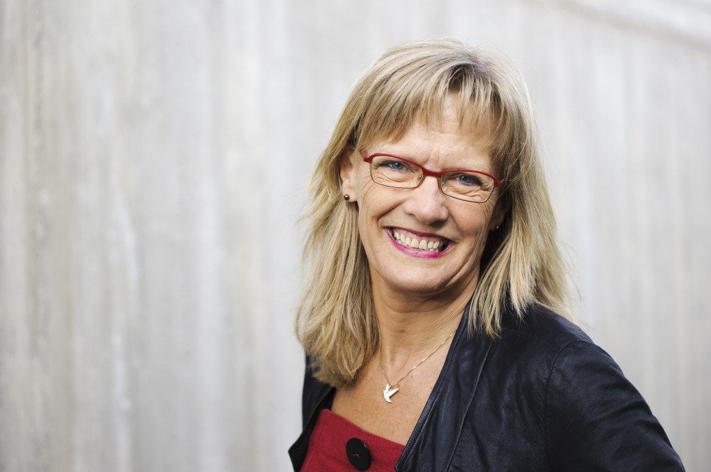 SVs kommunalpolitiske talsperson Karin Andersen har fått mye penger til kommunene i SVs alternative budsjett. Foto: Stig Weston/SV
