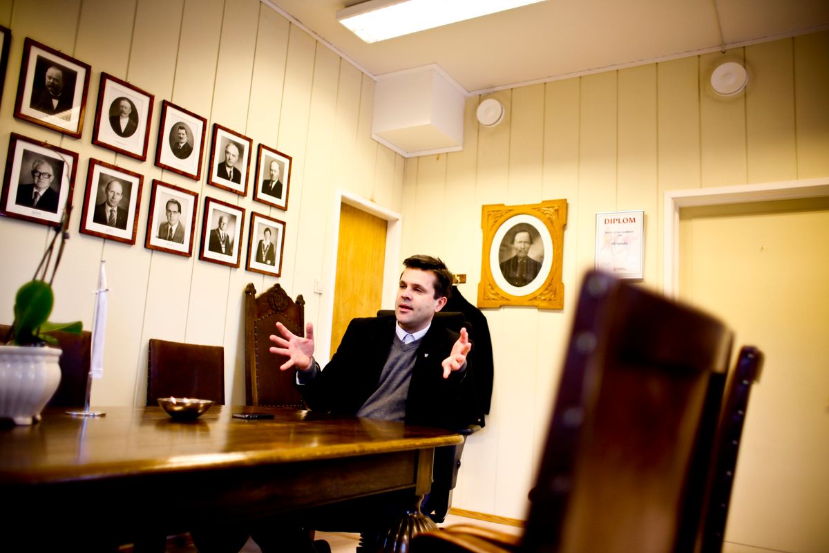 Frank Sve var ordfører i Stranda da kommunen inntok norgestoppen i kommunegjeld. Nå blir han antakelig stortingsrepresentant for Frp i Møre og Romsdal. Arkivfoto: Magnus Knutsen Bjørke