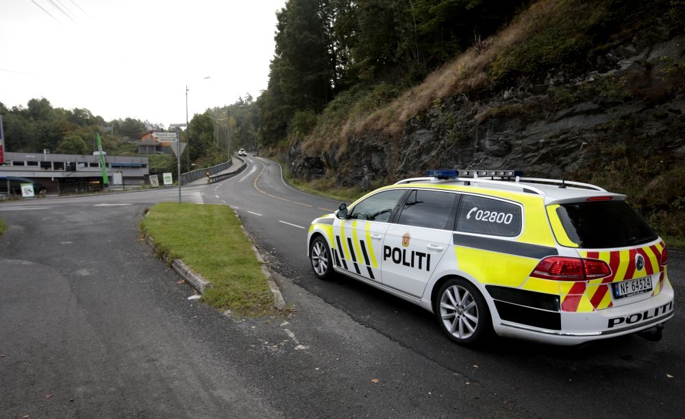 Åstedet hvor en av de ansatte i Kragerø ble drept på jobb nylig. Den avdøde var pleier på en omsorgsbolig. Foto: Lise Åserud / NTB scanpix