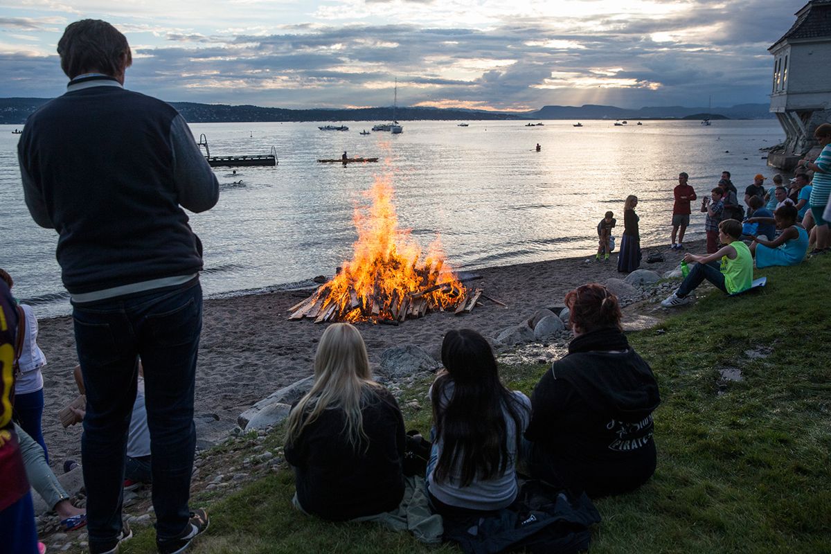 De ansatte i Tønsberg kommune får ikke tilbake fridagen på sankthansdagen. Foto: Terje Bendiksby / NTB scanpix