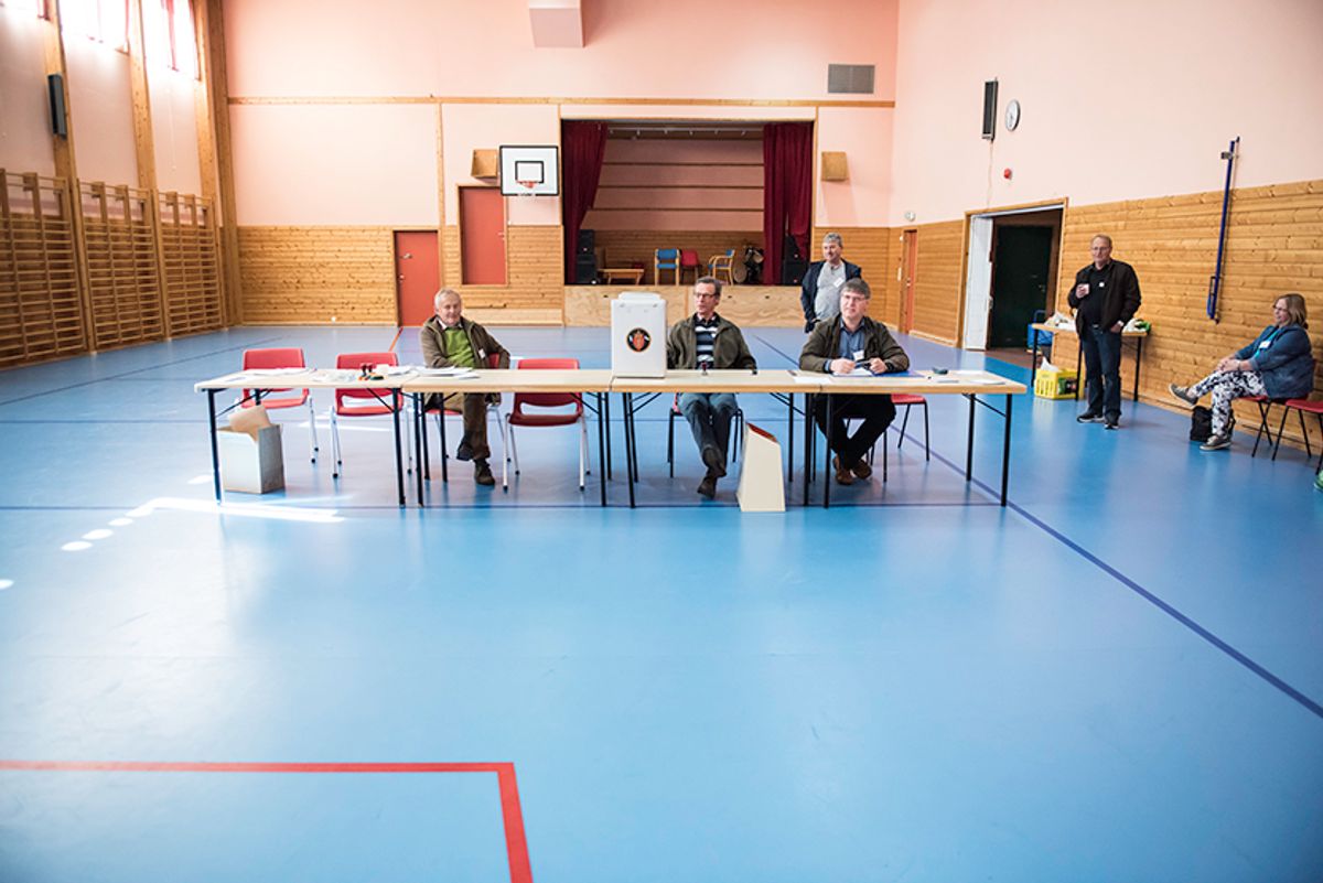 Meland er en av de 31 kommunene hvor det er folkeavstemning om kommunesammenslåing i dag. Foto: Lisa Rypeng