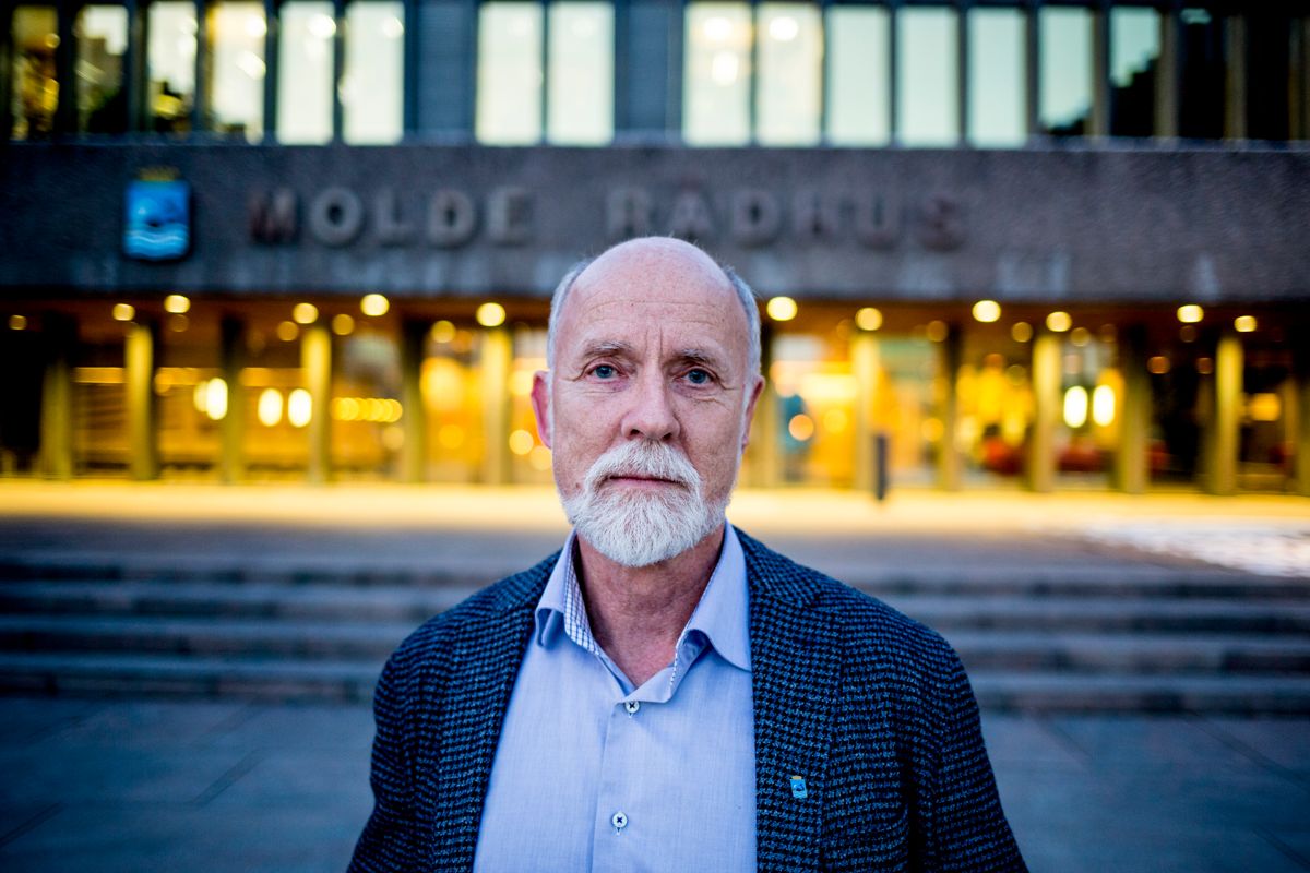 Molde-ordfører Torgeir Dahl (H) er åpen for forhandlinger om en større kommune på Romsdalshalvøya. Arkivfoto: Magnus Knutsen Bjørke