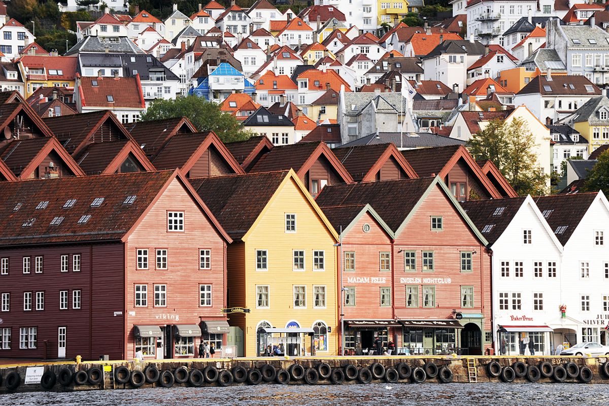 Bryggen i Bergen. Foto: Colourbox.com